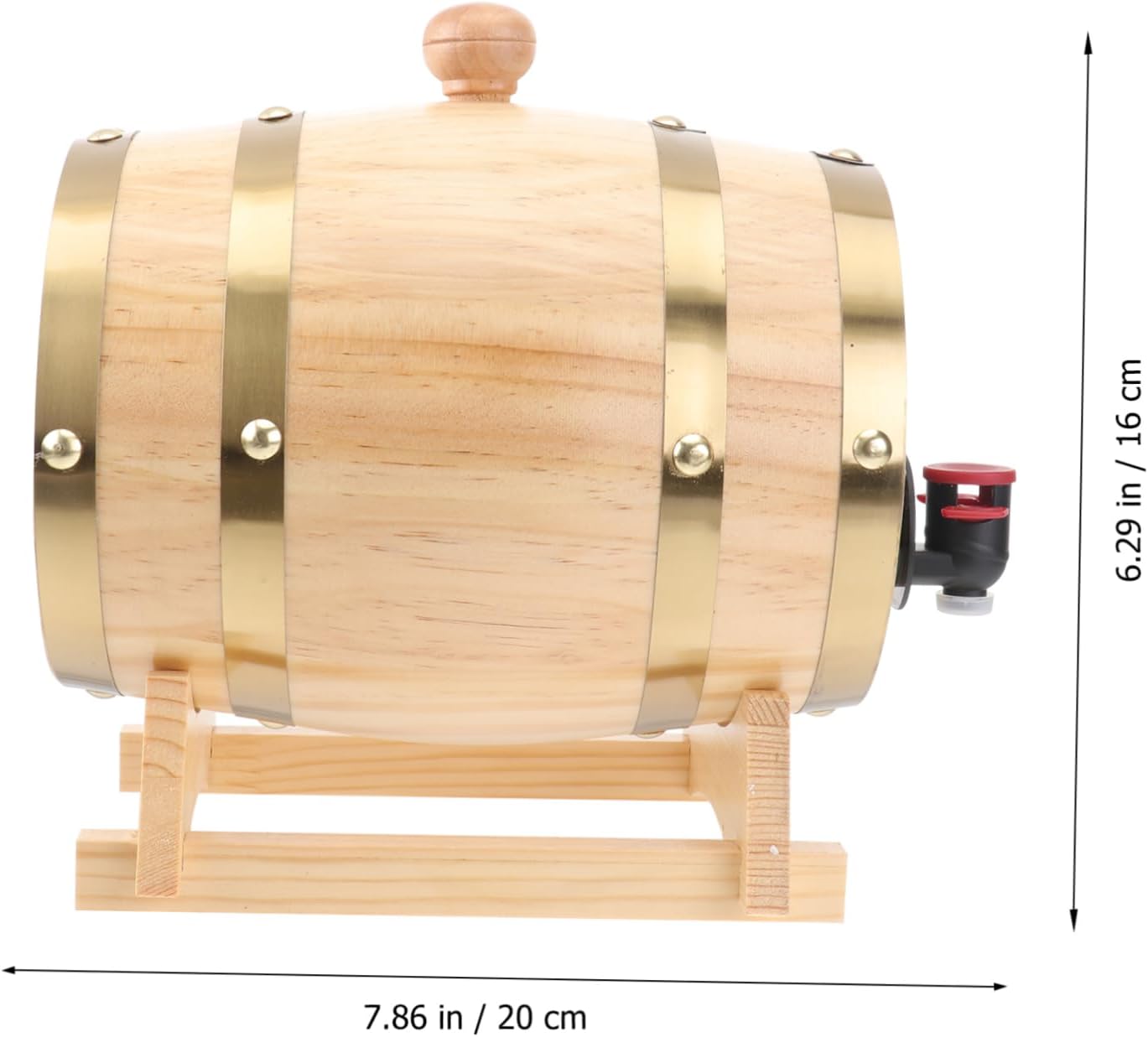 1pc Wine Set Decorative Oak for Home Bar Pub Beer Storage Bucket for Wine and Rustic Decor Accessories