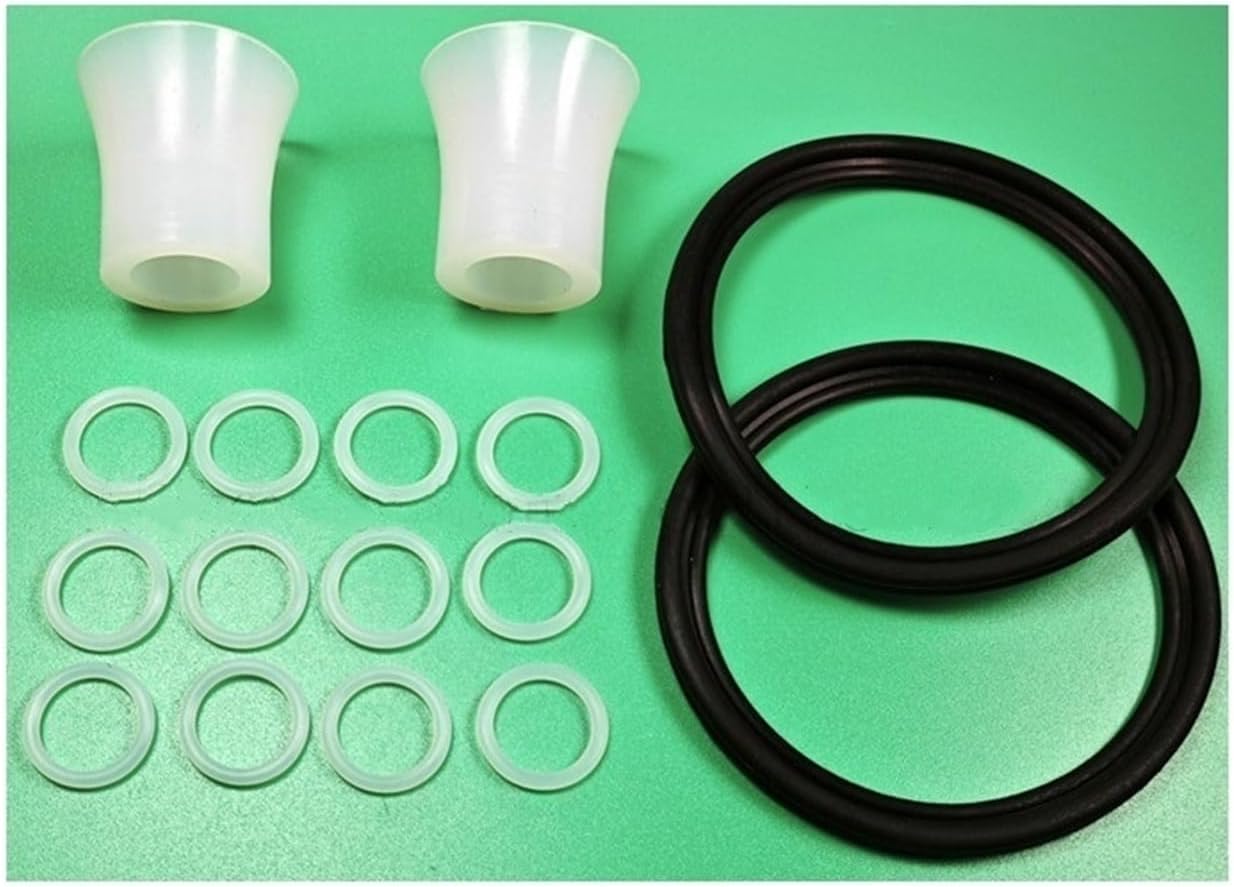 Kitchen Appliance Accessories 16 In 1 Seal O-rings,Compatible for BJ/BK Soft Ice Cream Machine Valve Rods Silicone Sealing Rings Accessories Ice Cream Makers Spare Parts