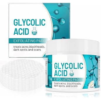 50 Glykols ure-Peeling-Pads 30% Resurfacing Pads Face Cleansing Repair Pad