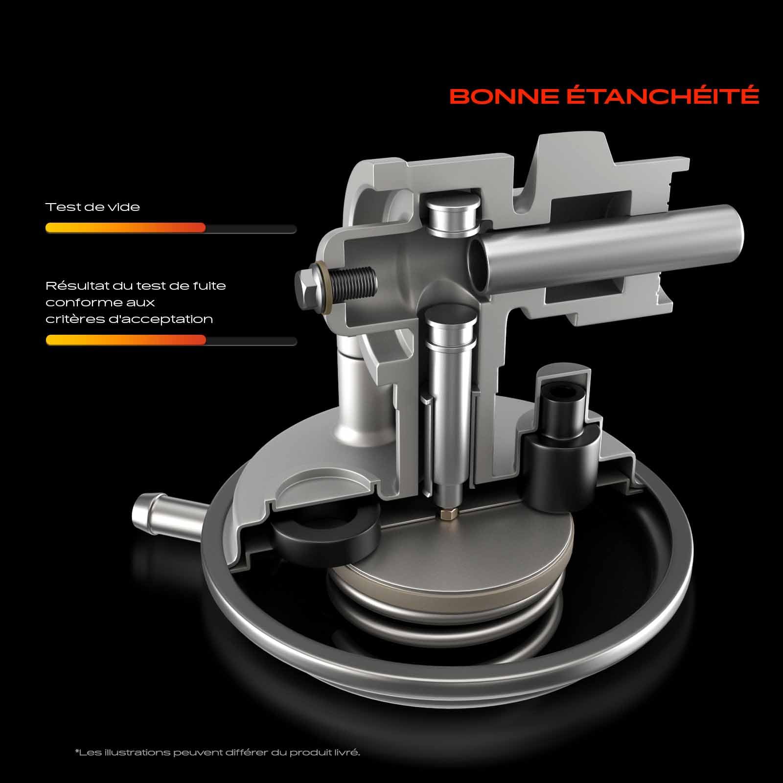 Frankberg pompe à vide Compatible avec C4 Coupé C4 Grand Picasso II DS3 SA M.i.n.i R56 M.i.n.i Cabriolet R57 207 WA WC 308 I 4A 4C Remplacer# 11667556919