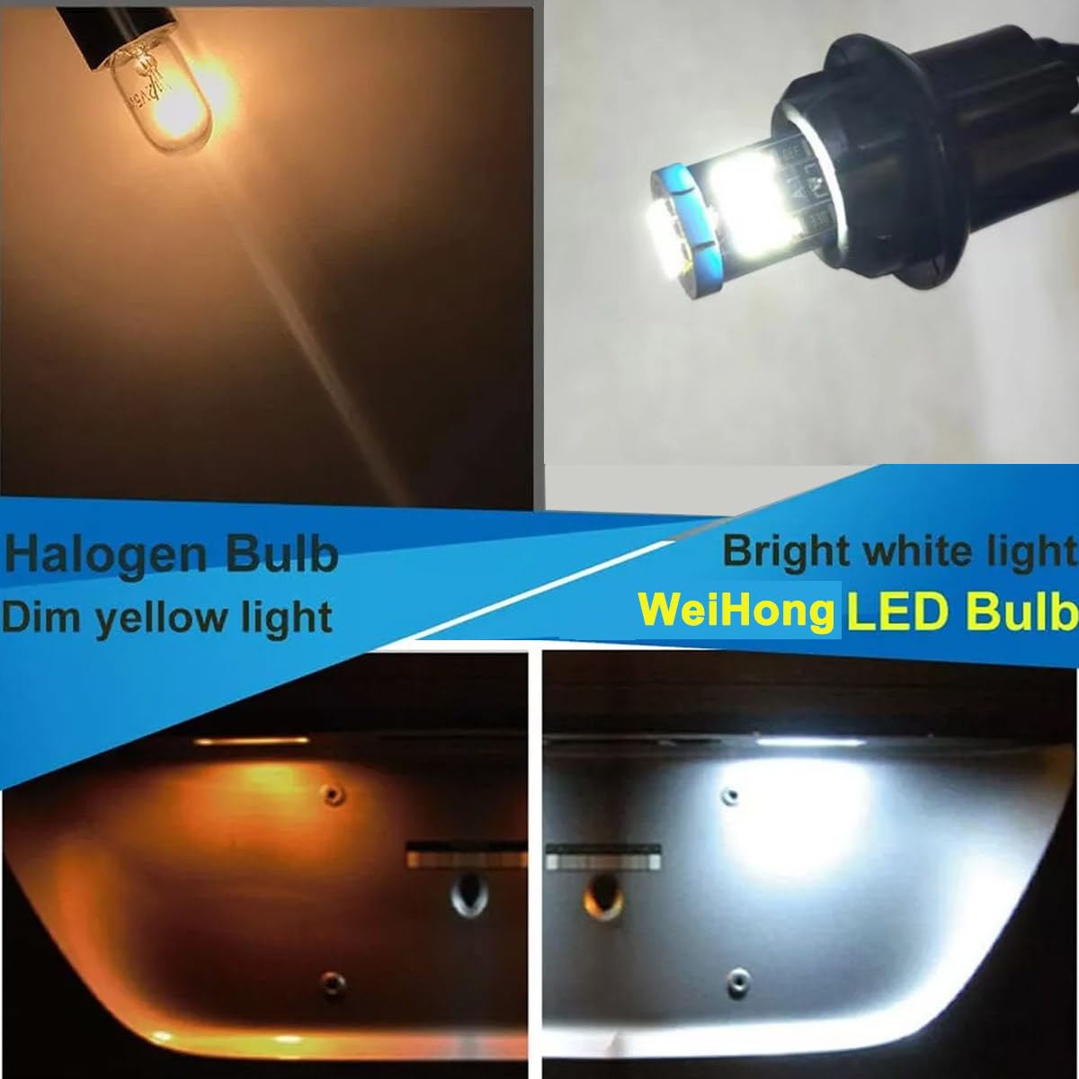 Lot De 10 Ampoules LED T10 W5W CANBUS 12V - Intérieur Voiture, Dôme, Plaque, Feux Latéraux (rouge, Blanc, Bleu...)