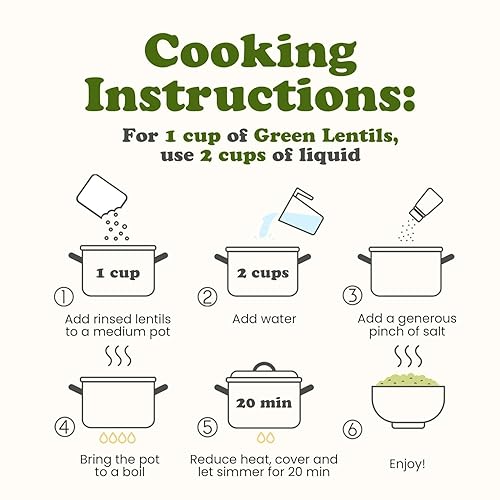 Miniatura 6 de Lentejas verdes orgánicas y convencionales