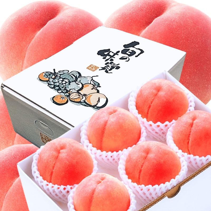 Amazon.co.jp: 桃 福島県産 もも ピーチ 青秀赤秀セレクト のし対応