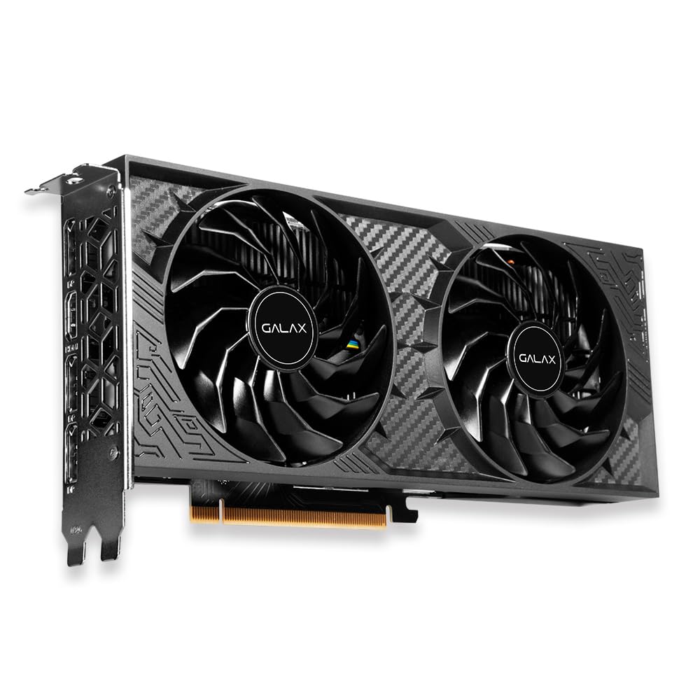 Placa de Vídeo GALAX RTX 4060 1-CLICK OC 2X V2, 8GB, GDDR6