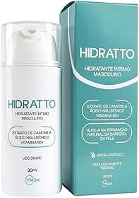 Creme Hidratante Íntimo Masculino - Seguro para Uso Diário, com Ácido Hialurônico, Vitamina B5+ (D-Pantenol), e Camomila - YMGA 30ml