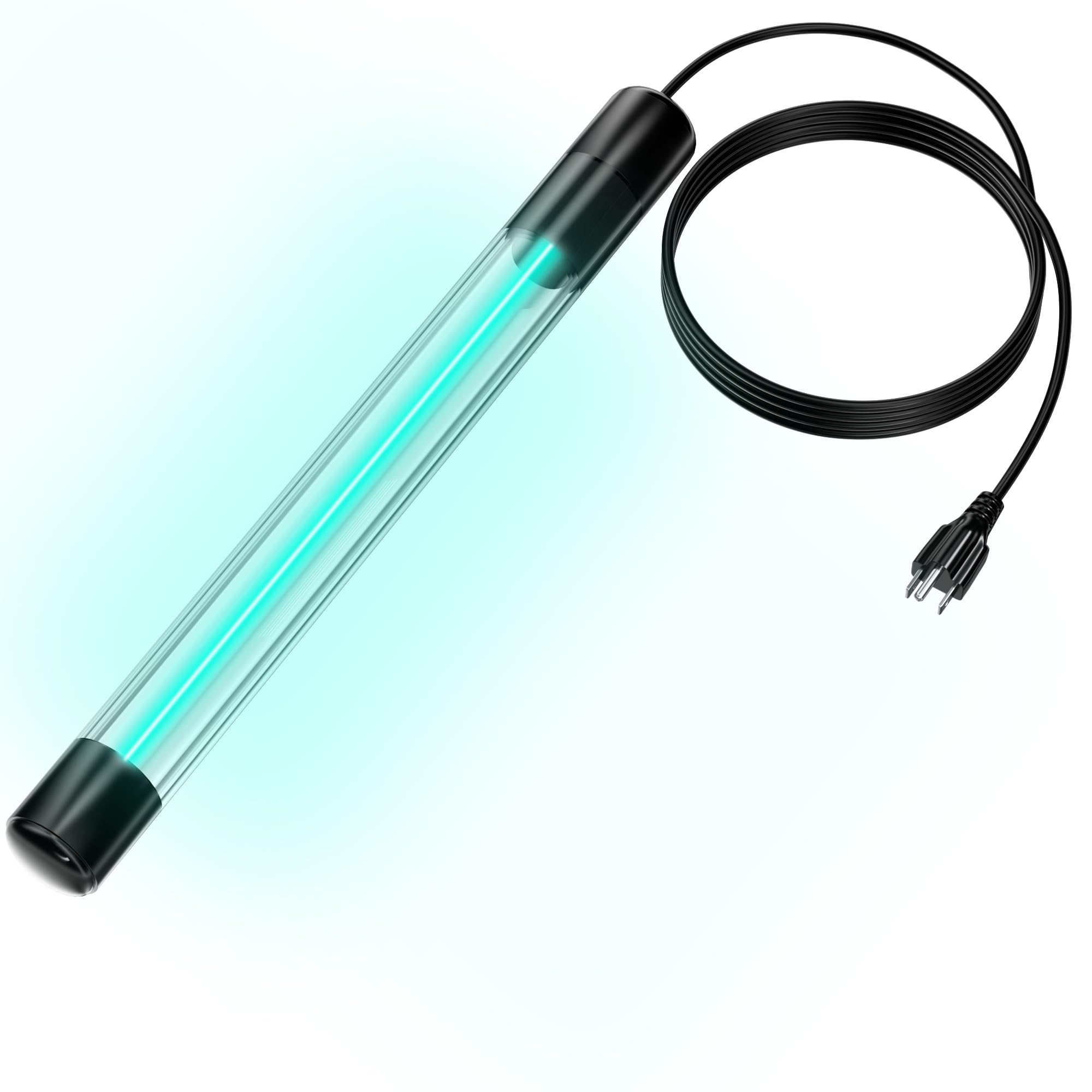 POPOSOAP Clarificateur de bassin U-V pour aquarium, clarificateur d'eau de bassin U-V 12 W, filtre de bassin U-V pour bassin à carpes koï, bassin extérieur