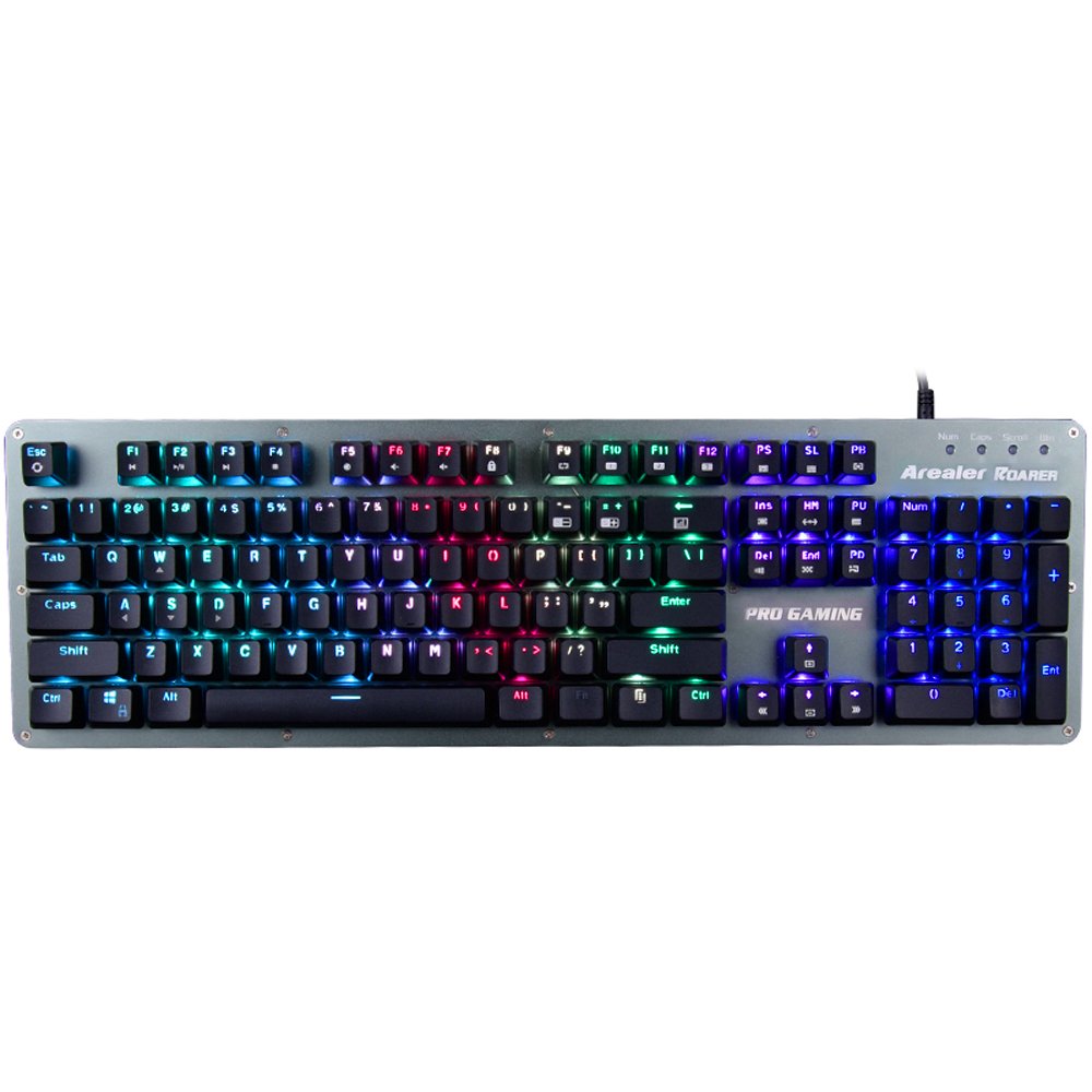 Docooler Arealer Roarer 104 Keys RGB Blue Switches Mechanical