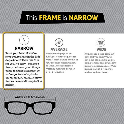 Image of eyebobs Been There Unisex Premium Reading Glasses for Men and Women | Square Eye Glasses
