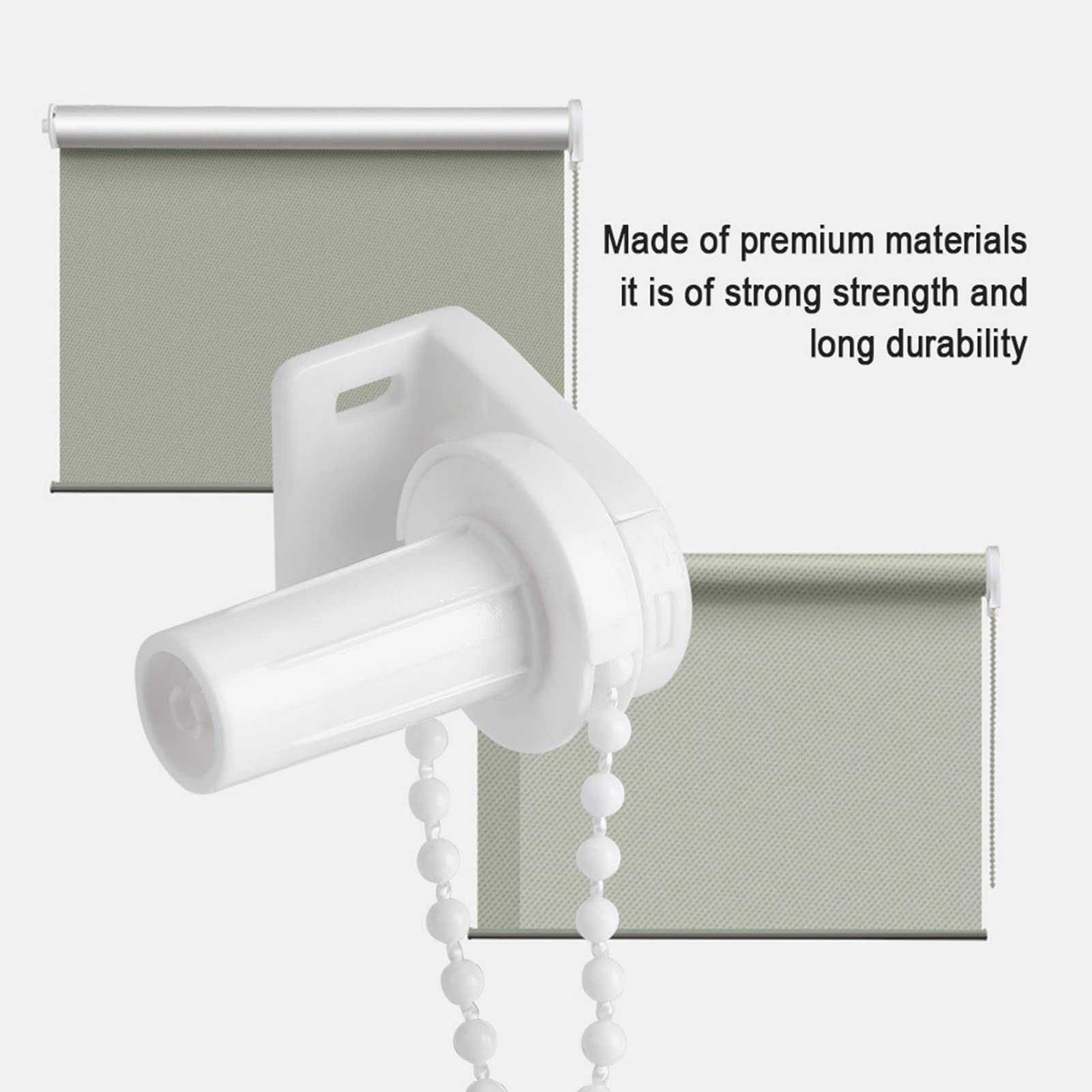 Uadme 17 mm Roller Blind Shade Coupling Bracket Side Pulley Chain Repair Assembly Kit Window Treatments Long Term Use - Image 3