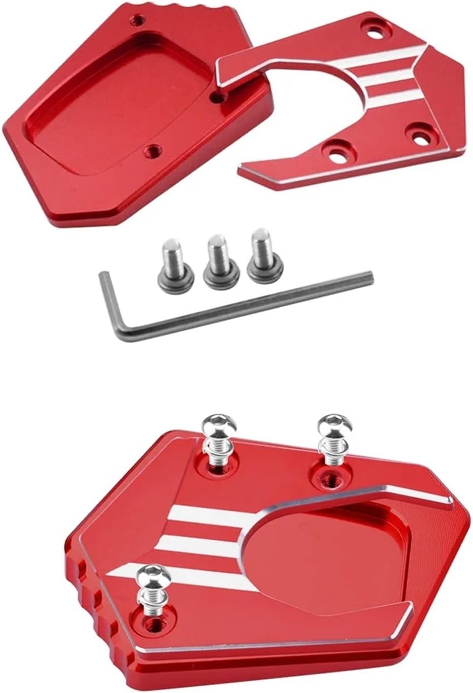 Motorcycle Kickstand Enlarge Plate Motorcycle Kickstand Pad Side Stand Foot Extension Enlarger Plate For HO&ND&A NC700S 700X 750S 750X NSS300 FORZA300