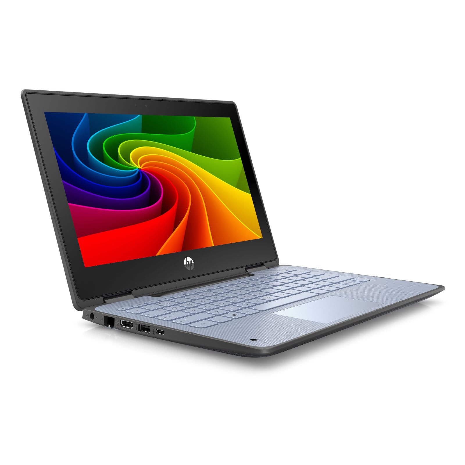 HP Business Laptop Notebook ProBook X360 11 Fortis G9 Pentium N6000 8GB 256B SSD 1366x768 Touchscreen Windows 11 (White) QWERTZ (Generalüberholt)