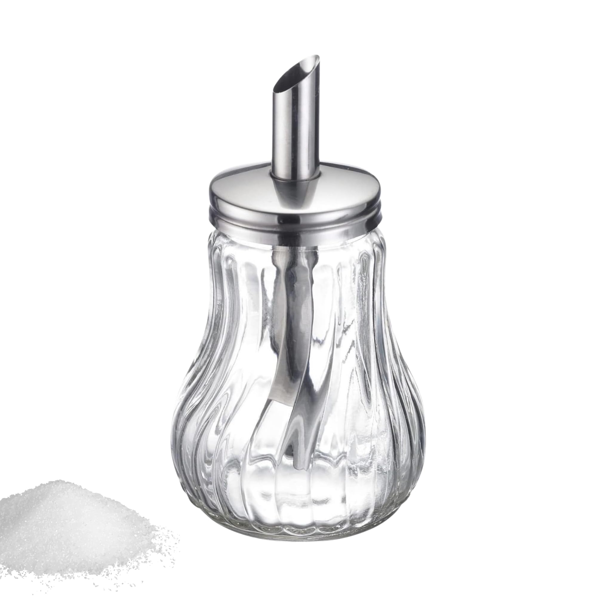 westmark sucrier verre inox 250 ml