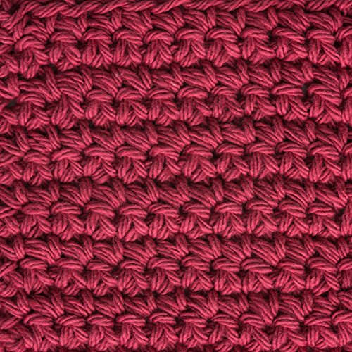 Image of Lily Sugar 'N Cream The Original Solid Yarn, 2.5oz, Medium 4 Gauge, 100% Cotton - Country Red - Machine Wash & Dry