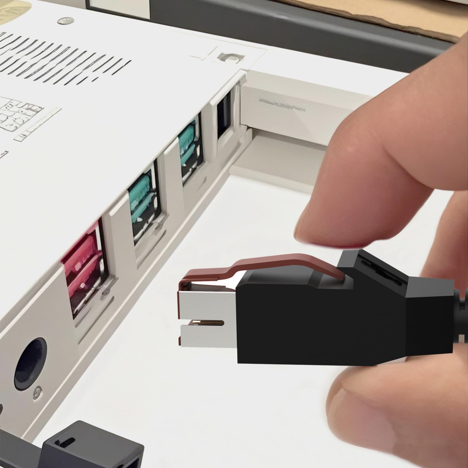 Cavo alimentazione da 24 V USB a 3 pin USB 2.0 B maschio per scansione Stampante codici a barre Dispositivi Accessori Cavo alimentazione della stampante
