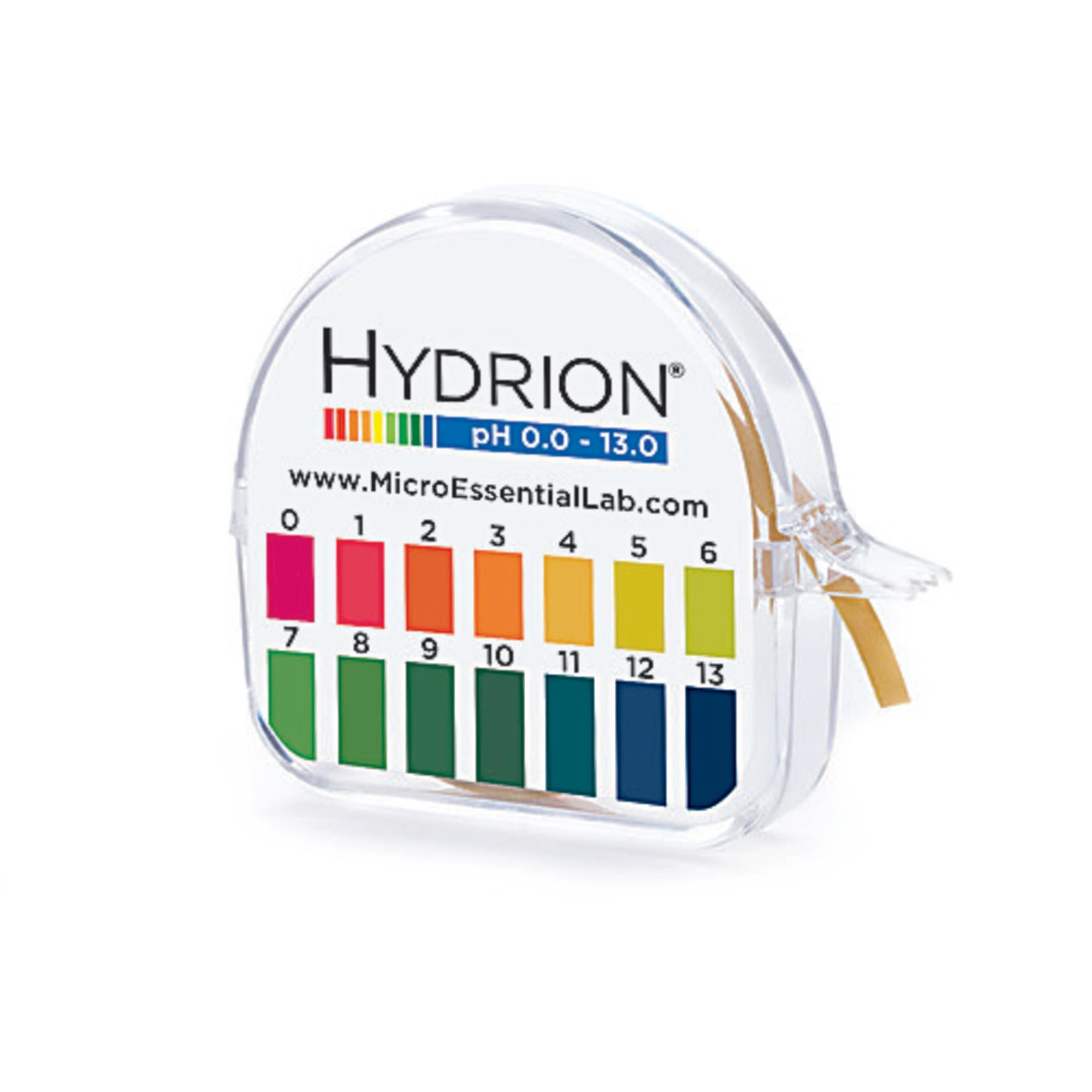 HYDRION MPN 93 pH Test Tape Roll Full Wide 0-13 Range Insta Chek Testing in 1.0 Increments - Case of 10 Rolls