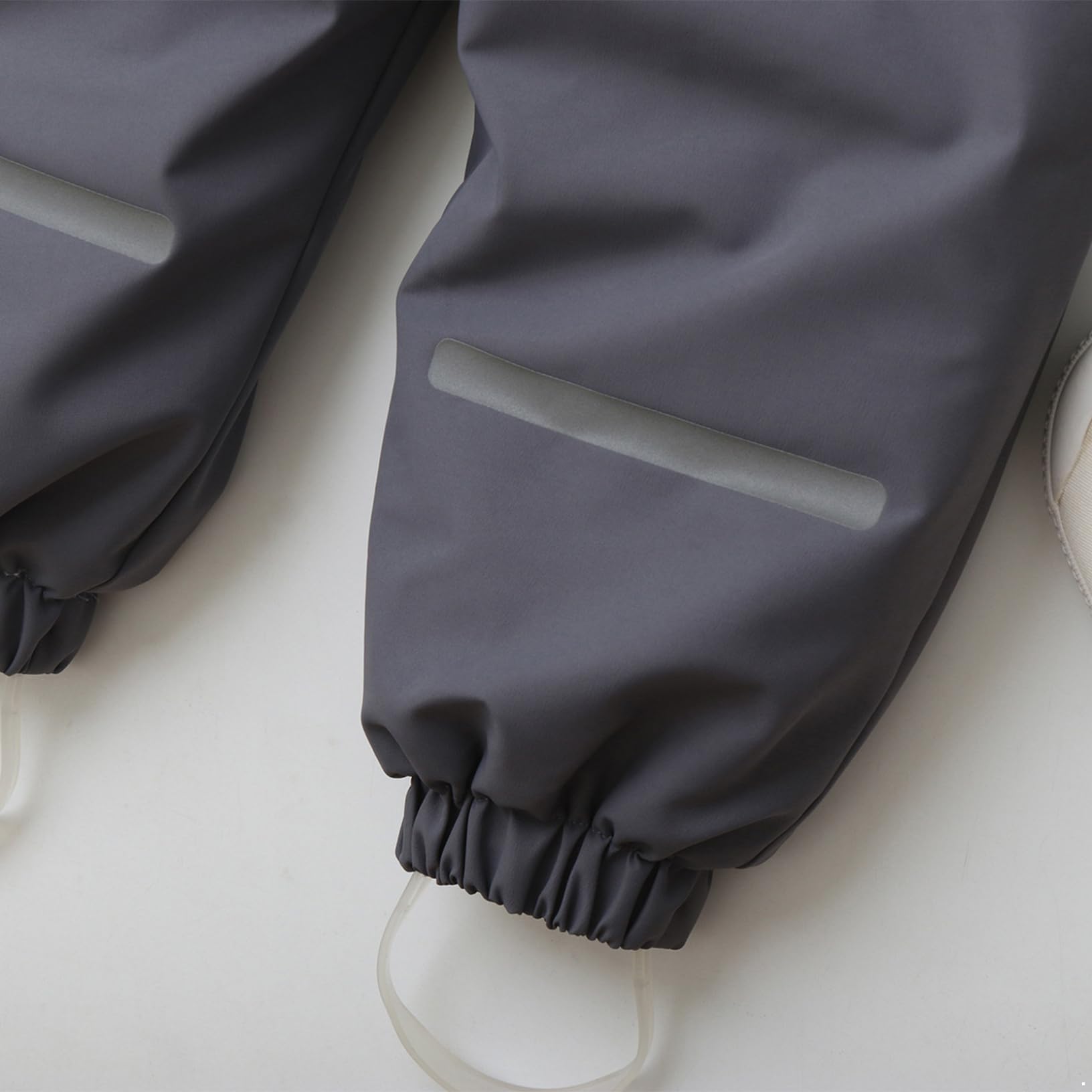 Bambino Pagliaccetto con Cappuccio Tutina in Pile Completo Neve a Manica Lunga Jumpsuit Body Tuta da Sci Caldo Nevicare Tuta da Snowboard Invernale Grigio 12-18 mesi