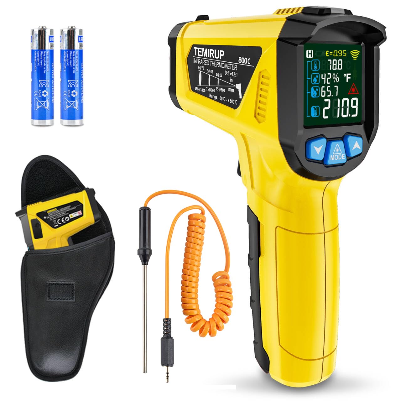 Photo 1 of Temirup Infrared Thermometer -58°F to 1472°F