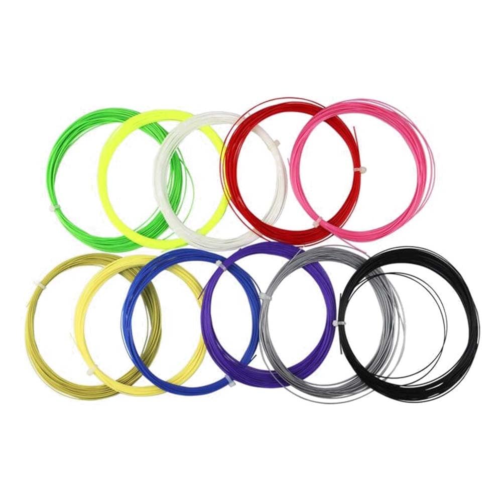 Garneck 10pcs Badminton Racket String Durable High Elastic Tennis Racket Line Thread Wire Replacement for Gym Sport Training 10m (Random Color) (B087G1PJMZ) Amazon Price History, Amazon Price Tracker