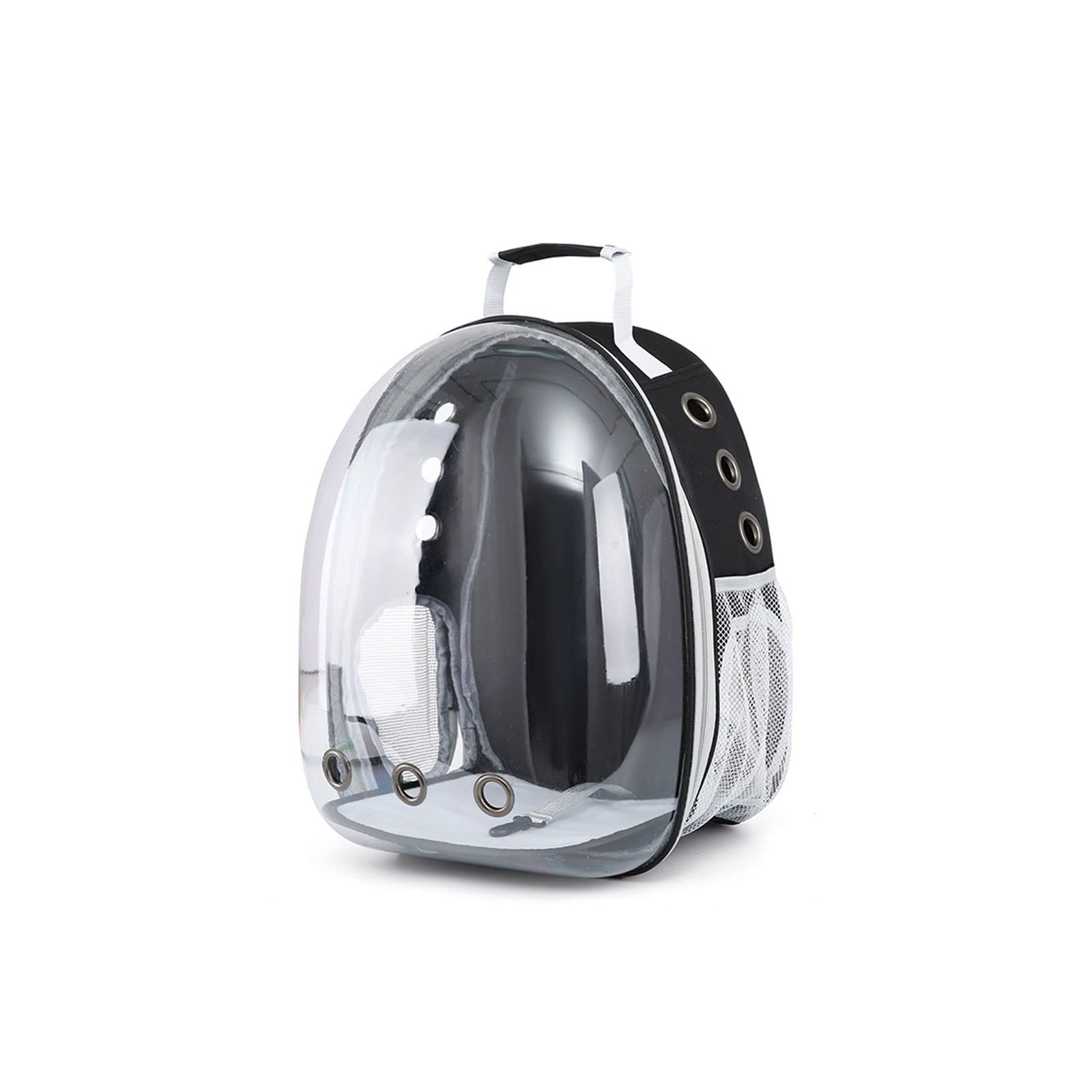 AttreX Cat Backpack Space Bag, Large-Capacity Minor Box Dog Diaphanous Cabin Bag, Cat Bag Pet Backpack (Color : Black)