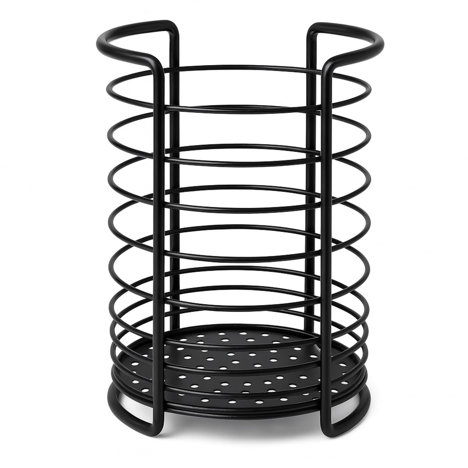 utensil holder for kitchen counter large stainless steel cooking utensils spoon spatula organizer for countertop 6334