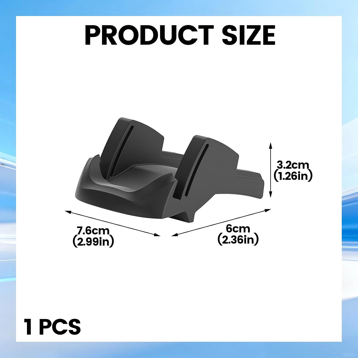 Suitable for Tesla Phone Holder Model Y, Silicone Dashboard Clip Phone Mount,Compatible with Tesla Model Y 2021-2025 & Model 3 2017-2023, Black, 1PCS