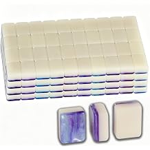 Acrylic Blank Mahjong Tile 1.2-inch 166 Blank Mahjong Tile Set