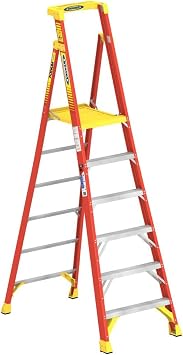 Werner CO PD6206 Type IA Aluminum Podium Ladder - 6