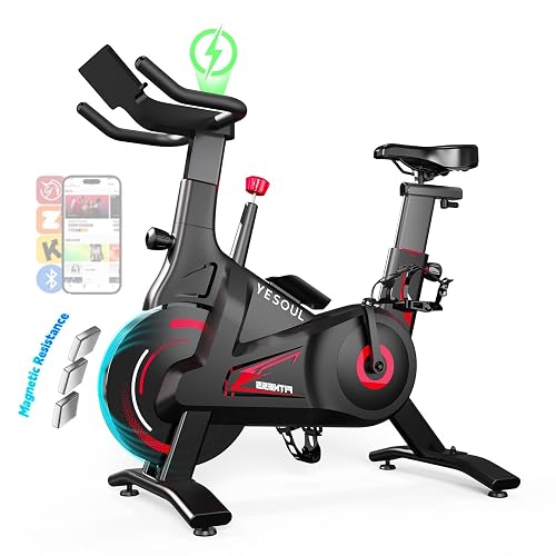 YESOUL Exercise Bike Home Silent Magnetic product photo (Smart Bikes) — ScooterReviewPro review
