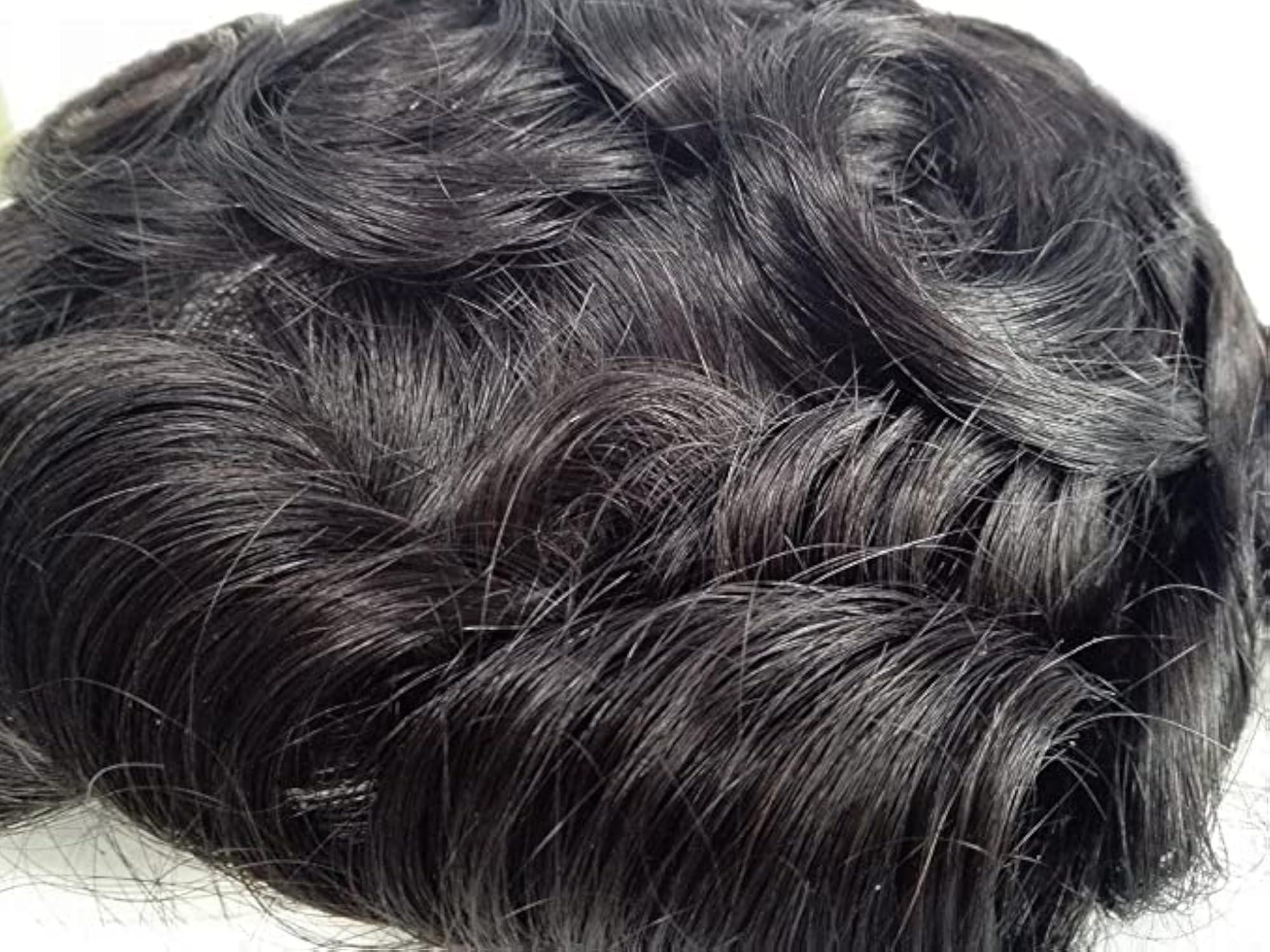 Men's Monofilament Hair Patch Toupee, Natural Hair System