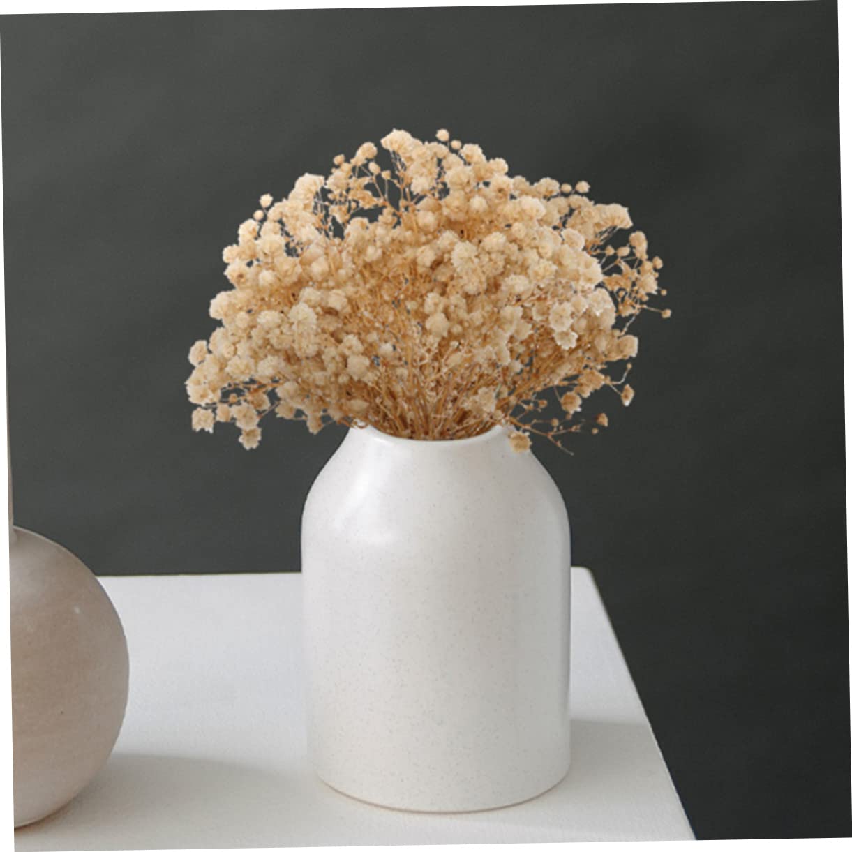 STOBAZA 30pièces Fleurs Séchées Gypsophile Artificielles Décoration De Mariage Et Maison Bouquet Dried Flowers pour Centre De Table Et Événements Spéciaux