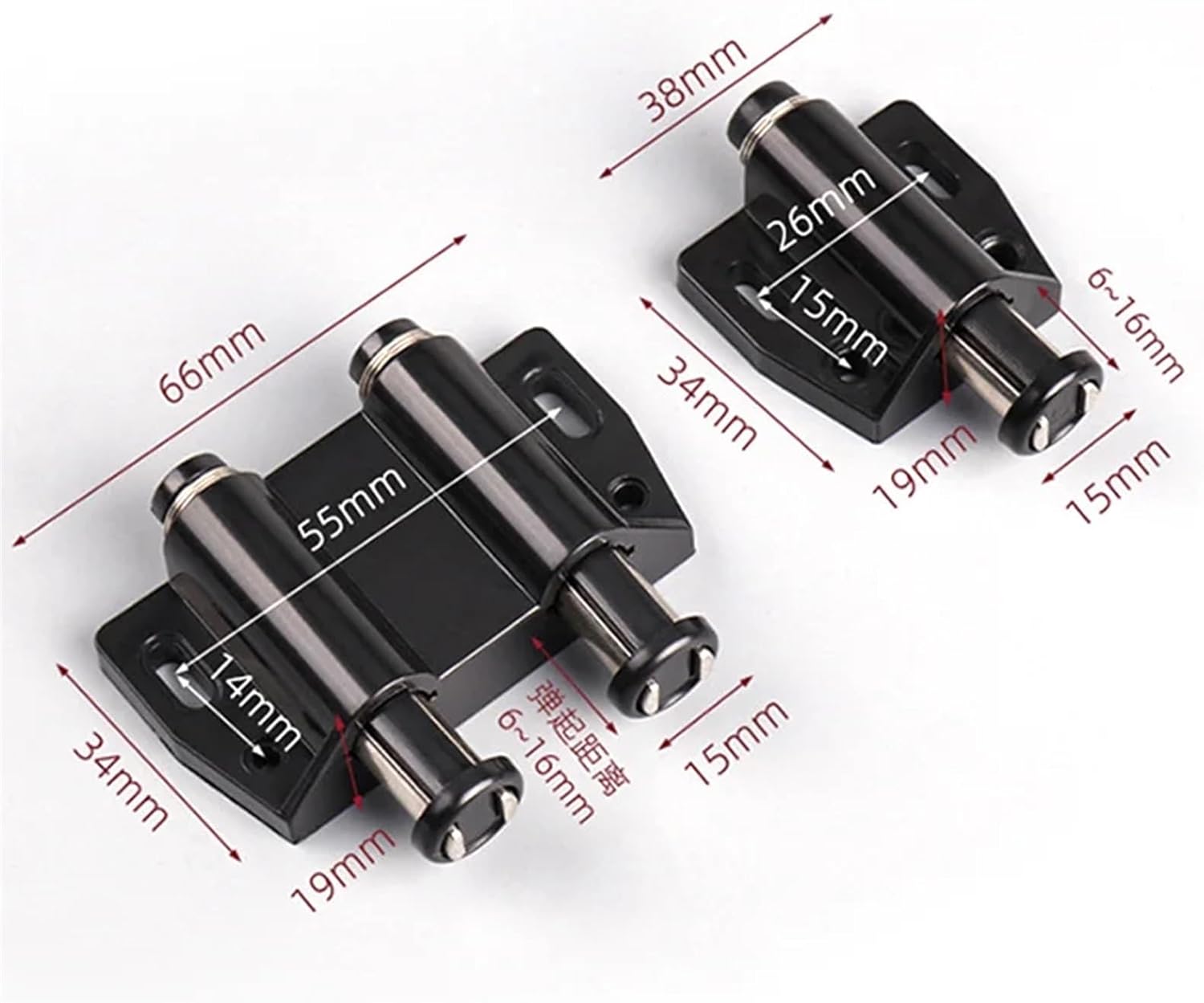 Free Opening Up and Down Shaft Hinge Glass Hardware Fittings Hinge Furniture Cabinet Door Single Double Door Glass Hinge(Silvery Single Door)