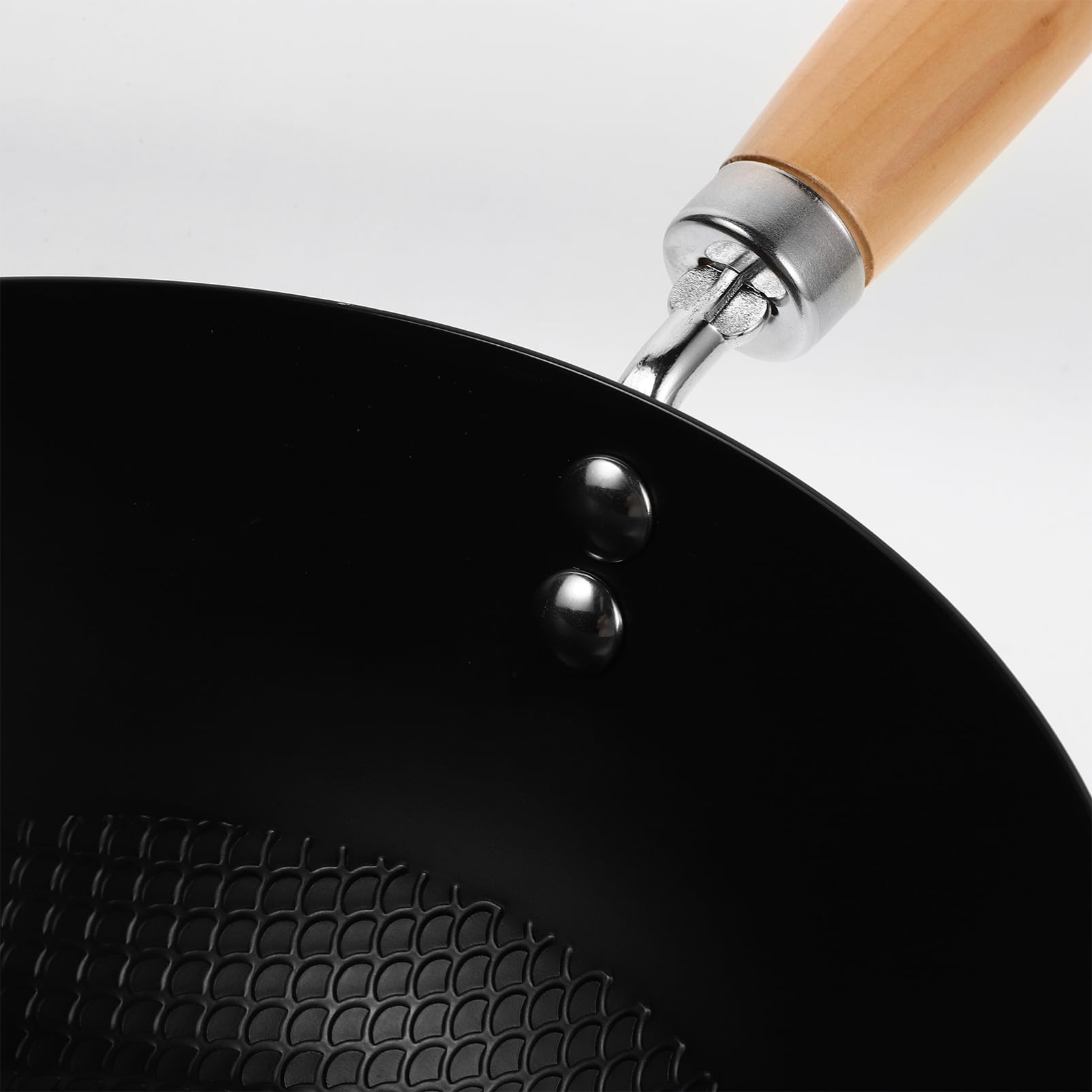 PRETYZOOM Kleiner Wok aus Schmiedeeisen, Japanische Kleiner Bratpfanne
