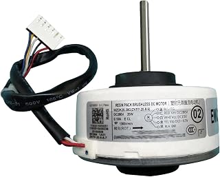 HUAYUWA Motor de aire acondicionado 20W WZDK20-38G (ZKFP-20-8-6) compatible con motor CC sin escobillas Midea DC280V 0.10A 1300r/min