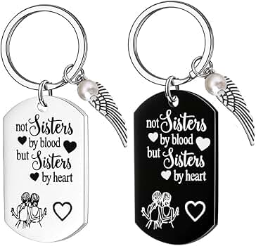 MNBVBV Regalo Amica Llavero Cumpleaños Regalo Conectar Ideas Regalo Mejor Amiga Colega Especial Originales Llavero Amistad