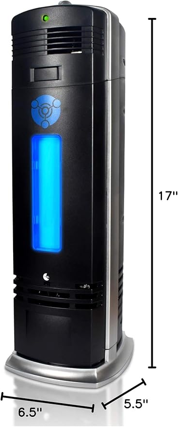 Purificador de Aire Iónico con Filtro Permanente y Luz UV-C miniatura 2