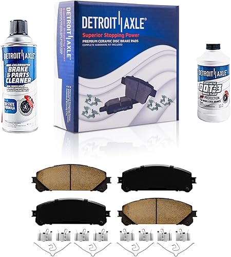Miniatura 130 de Detroit Axle - Pastillas de Freno Delantero para Chevrolet Captiva Sport Equinox Pontiac Torrent Saturn Vue Suzuki XL-7, Pastillas de Freno Cerámica