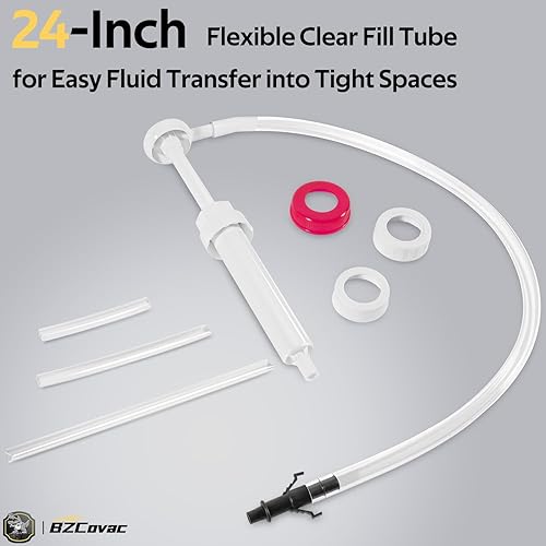 Miniatura 8 de Bomba de transferencia de aceite manual de 30 cc para botellas de galón y botellas de cuarto de galón de boca ancha - Transfiere aceite de