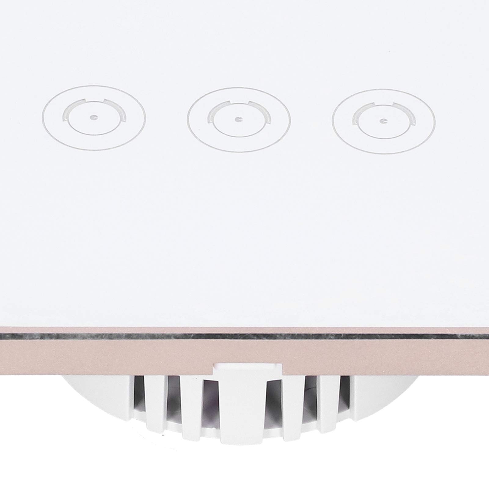 Interruptor Táctil Inteligente, Control Remoto WiFi, Interruptor Inteligente de 3 Bandas con Soporte para IFTTT Roqi, para Casa, Oficina, Tienda, Restaurante