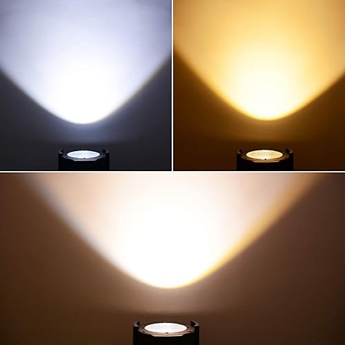 Miniatura 4 de BETOPPER Luces de escenario, focos LED COB de 200 W, luz par LED blanca cálida y fría, luces DMX/maestro-esclavo, iluminación de foco/Fresnel