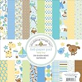 Doodlebug Snips and Snails Paper Pad, 6 by 6-Inch