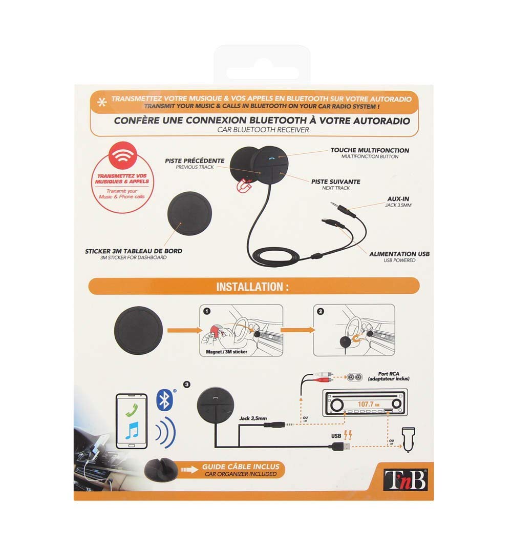 Tnb - Odbiornik Bluetooth 3,5 mm/RCA T'nB