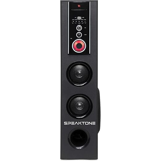 SPEAKTONE Heavy Bass Tower Speakers with Sub Woofer and Dual