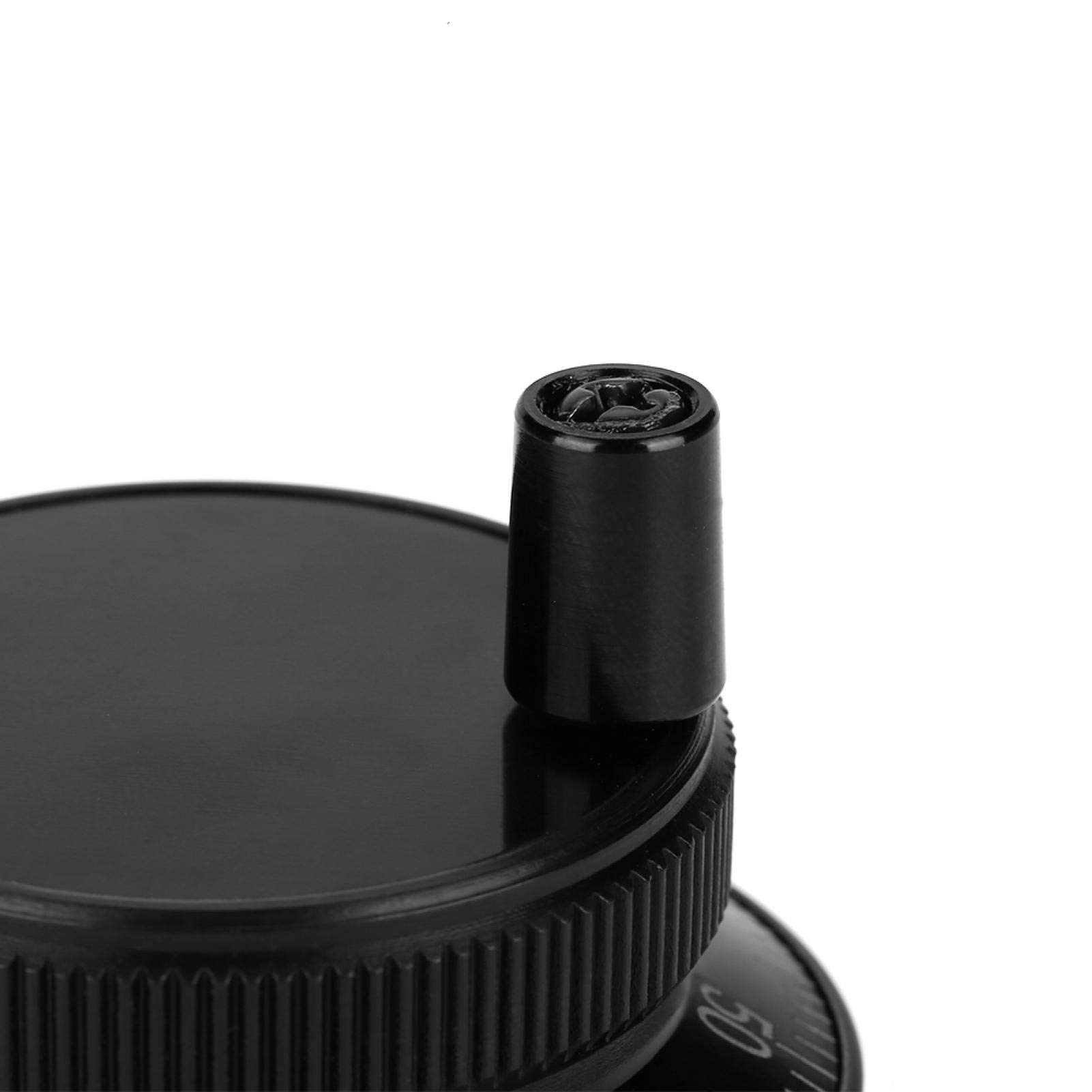 Encodeur d'impulsion CNC, générateur d'impulsions, encodeur d'impulsion 5V 60MM roue à main encodeur d'impulsion routeur de moulin contrôle manuel pour système CNC(noir)
