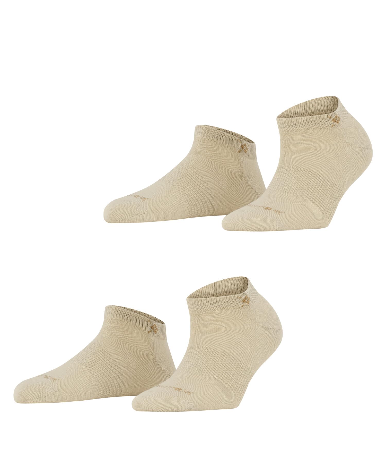 Burlington Women's Beige Low Cut Socks For Everyday (X2)
