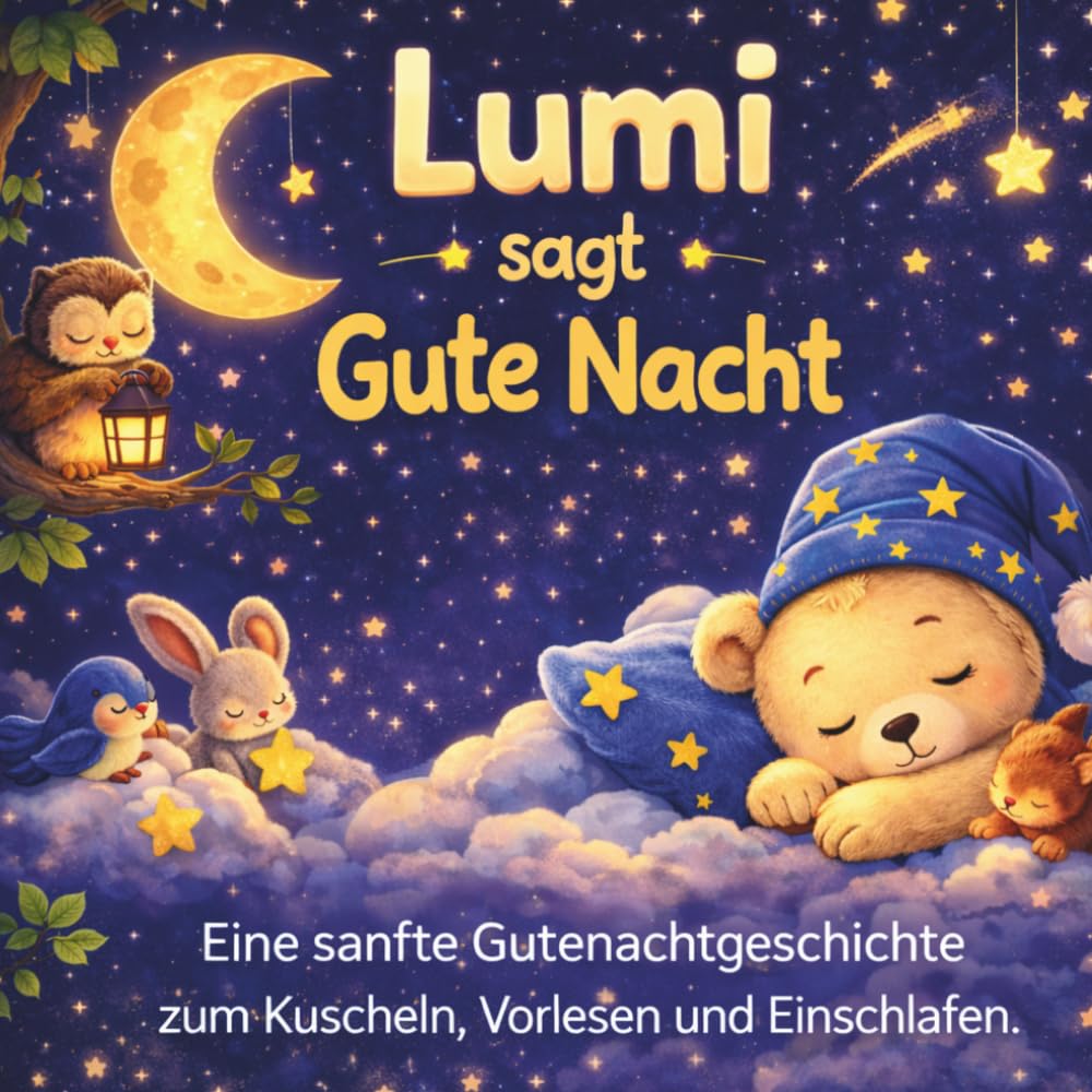 Lumi sagt Gute Nacht: Eine sanfte Gutenachtgeschichte zum Kuscheln, Vorlesen und Einschlafen | Band 1 der Lumi der kleine Wolkenbär Serie
