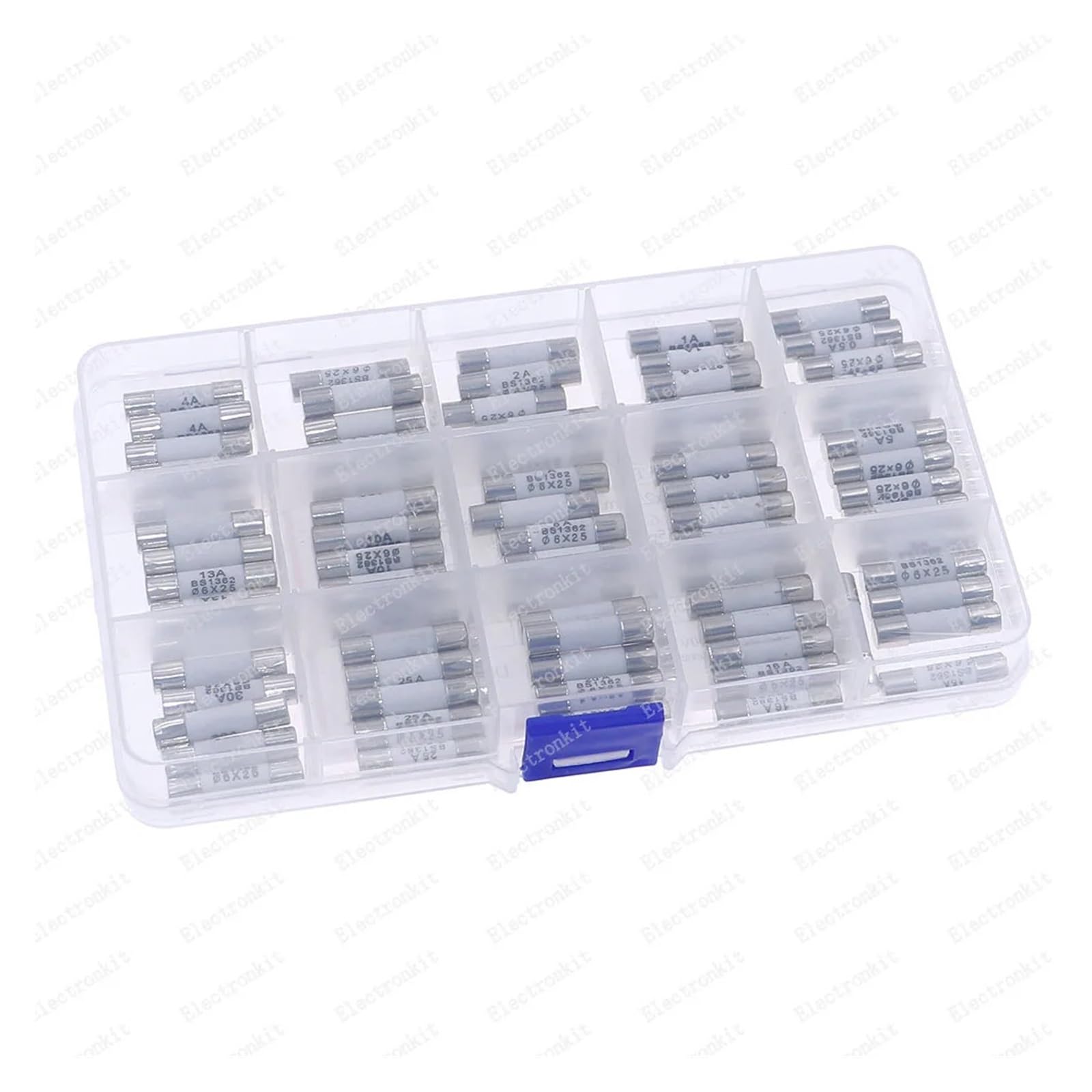 Boîte de fusibles en céramique MYRRHE 250V de 20 pièces pour la protection électrique