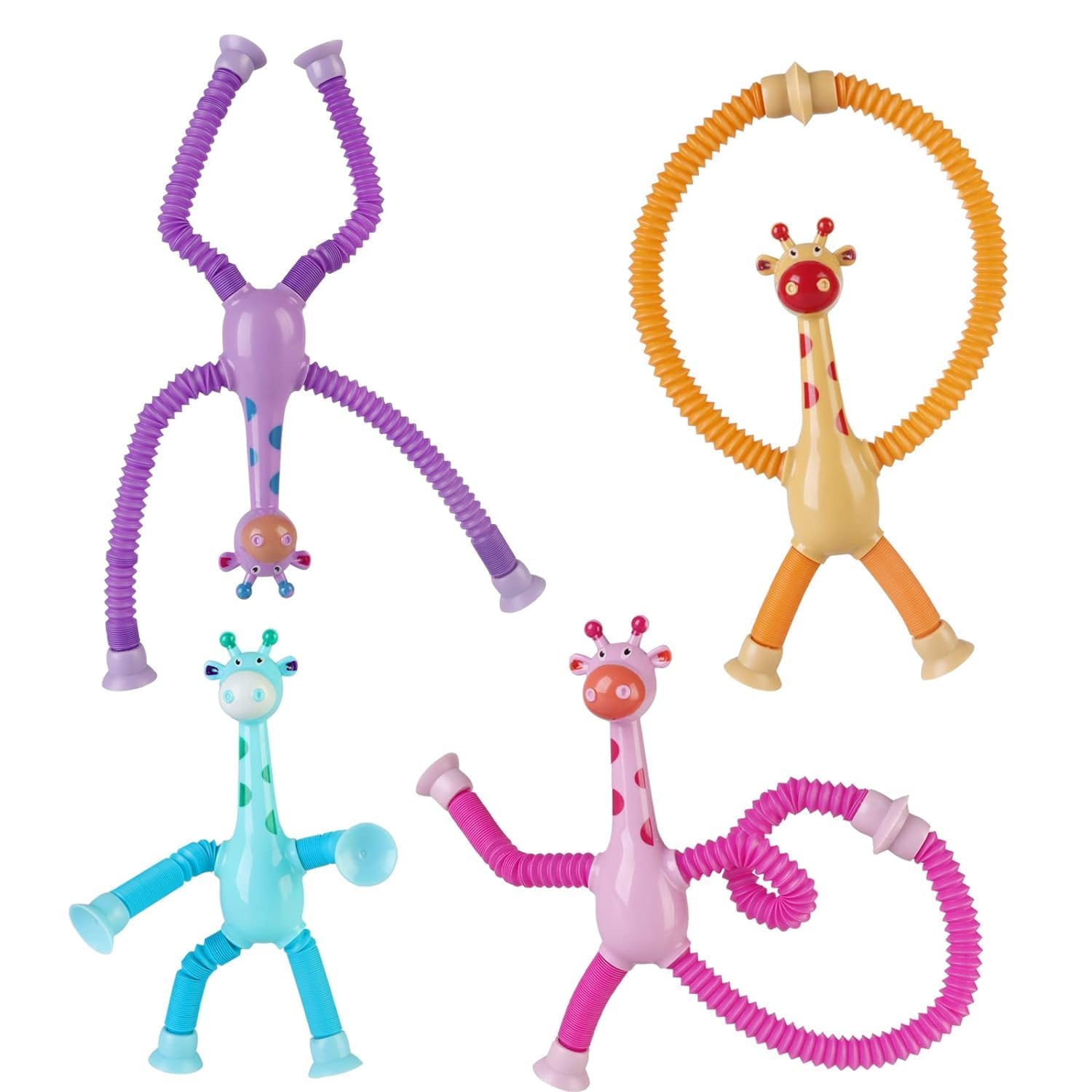Craft Store LED Telescopic Suction Cup Giraffe Toy, Pop Tubes Fidget Toys, Shape Changing Telescopic Sensory Tubes Fidget Tubes Sensory Toys Suction Toy, Funny Gift (Pack of 1) (B0CQLQTT7J) Amazon Price History, Amazon Price Tracker