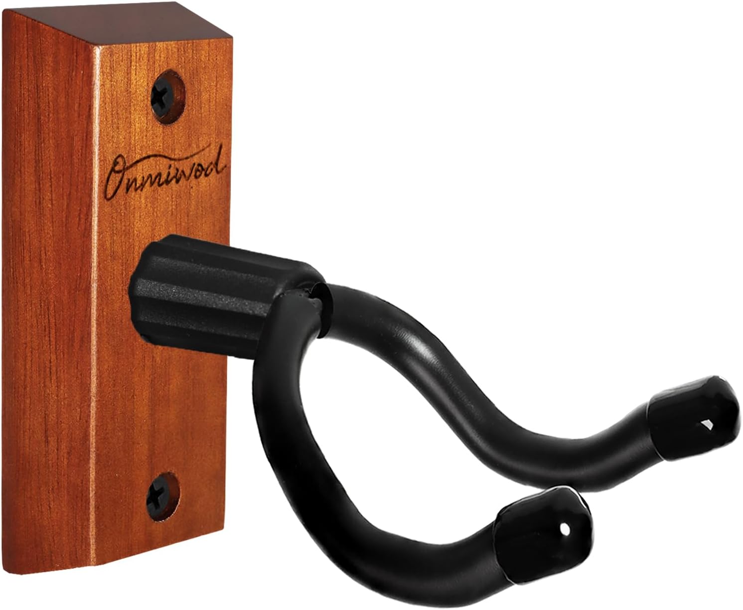 Ukulele Wall Mount Hanger, Mahogany Wood U-Shaped Ukulele Holder Hanger, Ukulele Wall Mount Hook for Ukulele Banjo Mandolin Concert Pineapple Soprano Tenor and Baritone