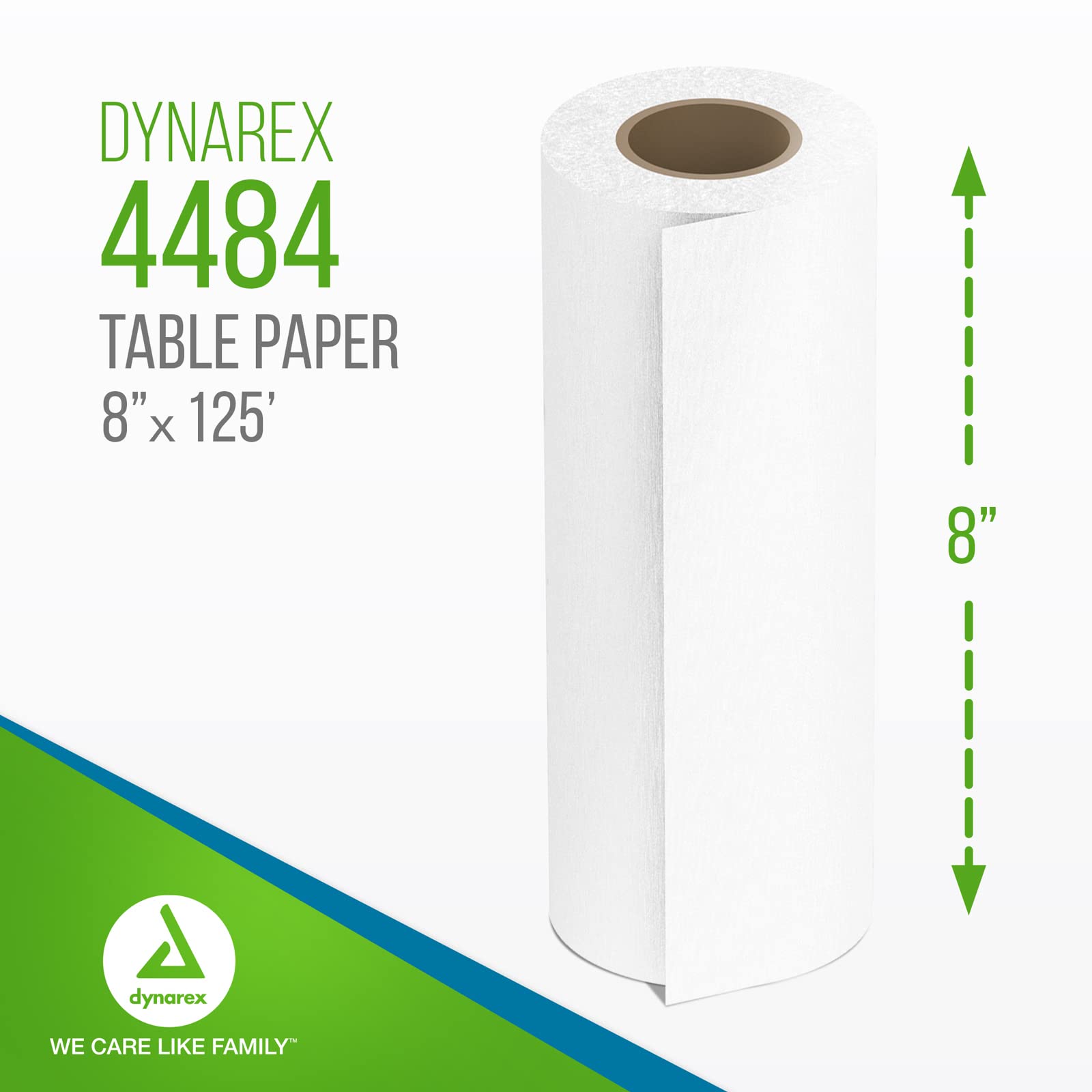 Dynarex Table Paper, High-Quality Exam Table Paper, Used in Medical, Massage, and Chiropractic Tables to Protect Patients, 1 Case of 12 Papers (8