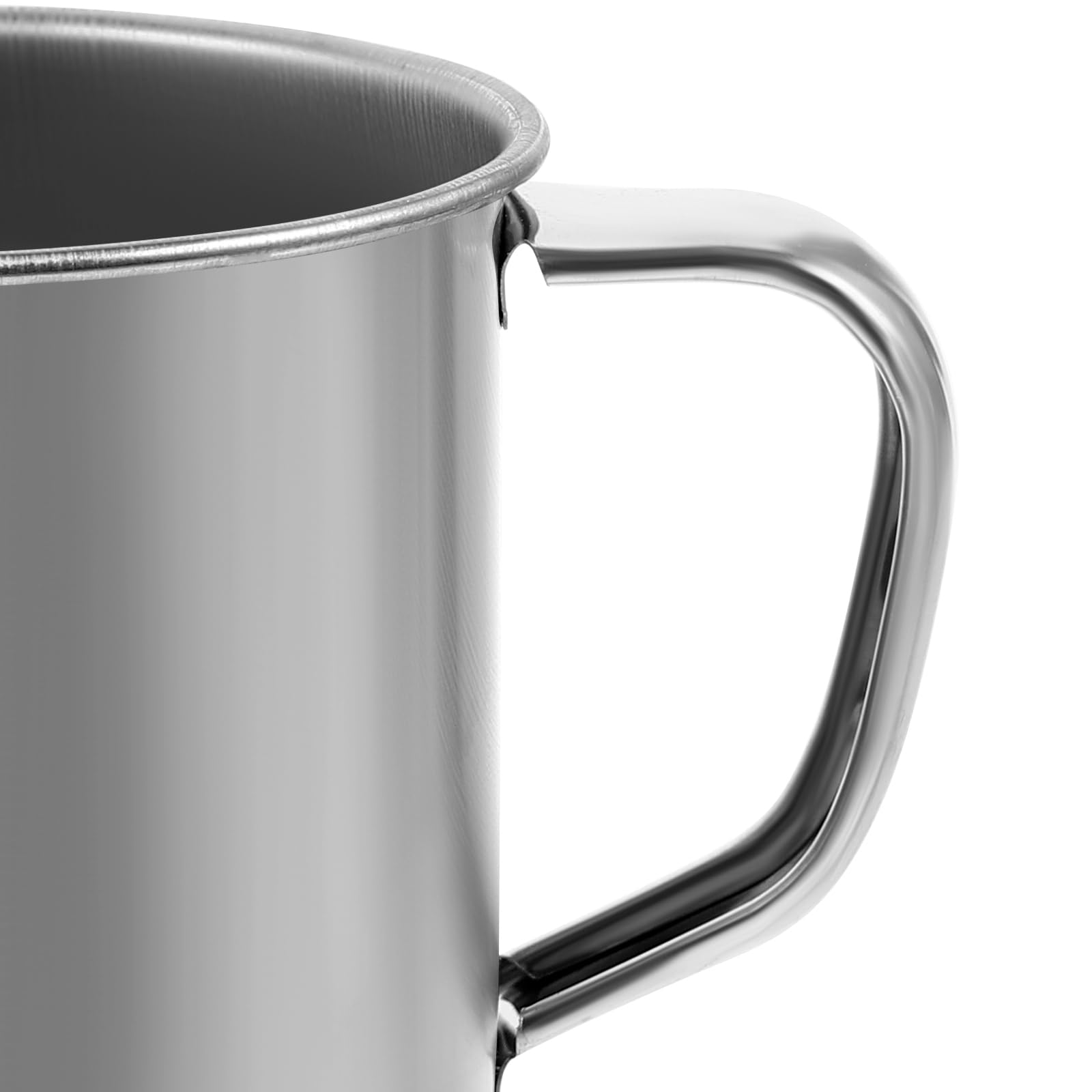 Operitacx Edelstahl Wasserbecher 10 Stück 14Oz Kinder Trinkbecher Unzerbrechlich Leicht Für Kindergarten Camping Picknick Mit Glatten Kanten